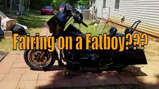 FAIRING ON A FATBOY YES  2016 HD Fatboy Lo S  MTmotoRIDER [upl. by Elvin]