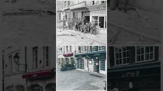 WW2 then and now caen Normandy Utah beachww2britishcaenarmyscaryhistoryshortsytshorts [upl. by Aidnyl69]