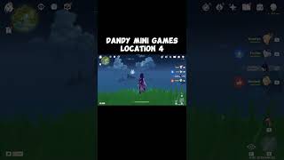 NPC Dandy Mini Games Location 4 genshinimpact hoyoversegenshinimpact hoyoversecreators shorts [upl. by Adnilrev]