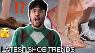 BEST SHOES FROM SPRING 2025 RUNWAY these shoe trends will SHOCK you [upl. by Kentiggerma920]