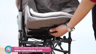 MacroBaby  Chicco Trio Living Stroller Travel System [upl. by Notnats]