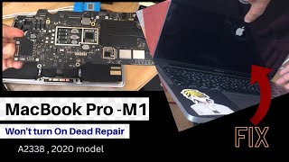 MacBook Pro M1 A2338 wont turn on Over Heating and Not Charging Fix [upl. by Renrew986]