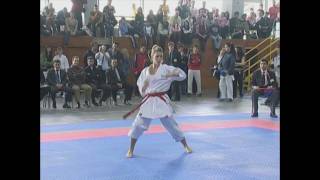 Vivianna Bouloubasi Chatanyara Kusanku kata karate [upl. by Michon]