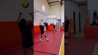 Libero best drill😎 abvolleyball [upl. by Enutrof480]