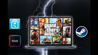 GTA 5 on Mac Air M2  High Performance  Game Porting Toolkit [upl. by Estrella]