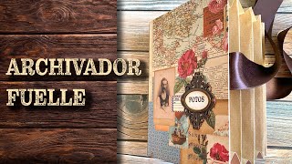 Tutorial Archivador con Fuelle [upl. by Erdnad]