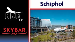 LIVE Amsterdam Schiphol  Corendon Hotel SkyBar 747 Viewing Deck [upl. by Htidra]