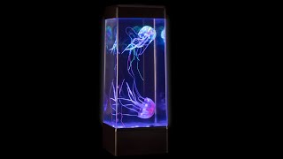 JINX Luminous Jellyfish Mood Lamp Overview With Accessory Options  Metric [upl. by Kissee119]