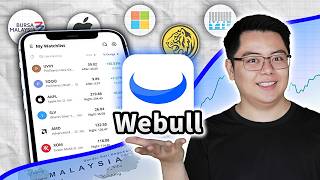 Webull Malaysia Review Zero Brokerage  Fractional Shares [upl. by Neleb]