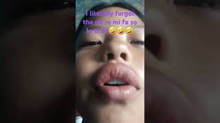 I forgot it🤣🤣 singing funny [upl. by Lluj]