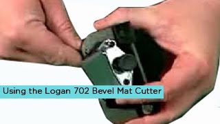 Using the Logan 702 Bevel Mat Cutter [upl. by Eniloj]