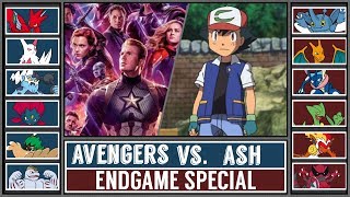 Ash vs Avengers  ENDGAME SPECIAL Pokémon SunMoon  PokémonMarvel Crossover [upl. by Netsirt]