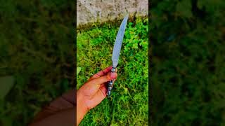 Handmade Damascus steel dagger knife knivesmaker damascus [upl. by Campbell]