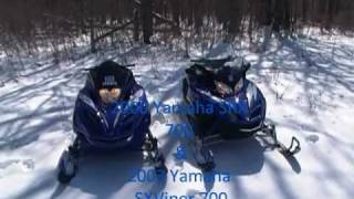 Yamaha SRX 700 amp SXViper 700 Water Crossing [upl. by Benilda]