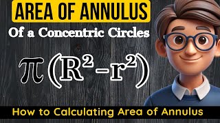 Japan A Nice Olympaid Maths on Concentric Circles How to calculate the area of Annulus [upl. by Novello]