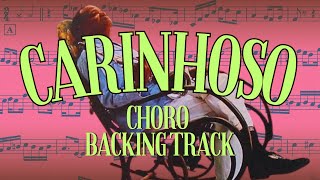 Carinhoso A maior Backing track com partitura [upl. by Esereht494]