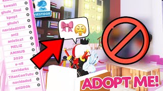 Mi NOVIO reacciona a mis OUTFIT guardados en Adopt Me ¿PELEAMOS 😨🎀 con Oliver09 Roblox [upl. by Kippie]