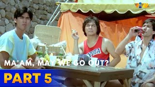 Maam May We Go Out PART 5  Digitally Enhanced Full Movie  Tito Sotto Vic Sotto Joey de Leon [upl. by Nehgam]