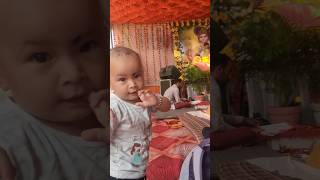 Radhe radhe 🙏kinzi cutebaby kinzi [upl. by Monjo925]