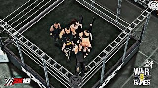 WWE 2K18 NXT War Games Mod Double Ring amp Cage  NXT War Games 2017 [upl. by Smoot]