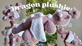 How to crochet a Cute Dragon Part 3  Easy pattern and stepbystep tutorial [upl. by Dody293]