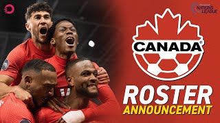 CanMNT Concacaf Nations League Roster Announcement [upl. by Najed]