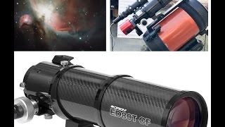 Orion ED80T CF Telescope Review Setup First Light [upl. by Alaikim692]