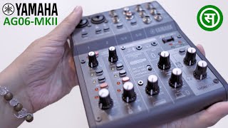 USB Audio Mixer Interface Unboxing  Yamaha AG06MK2 for Live Streaming Music Studio Recording [upl. by Ainala]