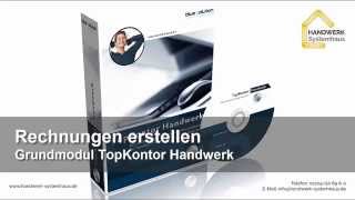 Rechnungen erstellen  TopKontor Handwerk [upl. by Woodson]