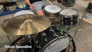 1960s Trixon quotSpeedfirequot Drum Kit [upl. by Hplodur496]