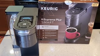 COFFEE WITH DAD Review KEURIG NEW 2021 K SUPREME PLUS SMART [upl. by Hsirrap]