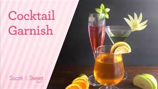 How to make simple cocktails garnishes [upl. by Yellac4]