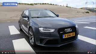 Audi RS4 Avant B8 42 FSI V8 LOUD Startup amp Revs REDLINE Exhaust Sound [upl. by Akerdnuhs]