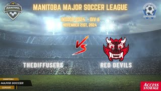 November 21st WSF Div 6 Diffusers vs Red Devils [upl. by Adihaj53]