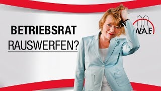 Betriebsrat Kündigung Kann der Arbeitgeber dem Betriebsrat kündigen  Betriebsrat Video [upl. by Ajup26]