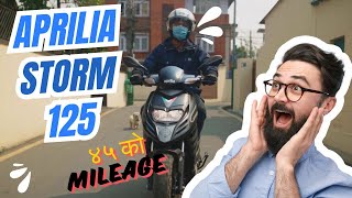 Aprilia Storm 125 Full ReviewBikePriceNepal [upl. by Ecyrb]