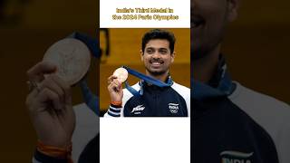 RecordBreaking Moment Indias 3rd Medal at ParisOlympics2024 [upl. by Ertemed]