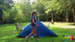 Geertop 1 Person 20D 3 Season Backpacking Tent  Set Up and Review [upl. by Modie394]