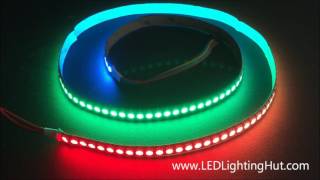 LEDLightingHut 144 LEDm WS2813 Digital Addressable RGB LED Strip [upl. by Toshiko]