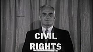 Barry M Goldwater Republican 1964 Campaign Ad quotUpside Down  Civil Rightsquot [upl. by Edithe]