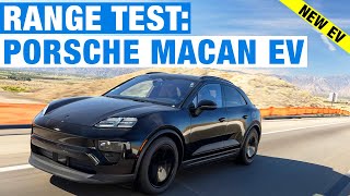 Porsche Macan EV Highway Range Test  Behind the Wheels of Porsche’s First Electric SUV [upl. by Leuamme]