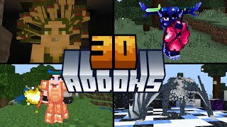 Top 30 ADDONS  MODS PARA MINECRAFT PE 12131 [upl. by Amihc]