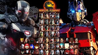 MORTAL KOMBAT 9  WAR MACHINE amp OPTIMUS PRIME  HARD TAG LADDER  GAMEPLAY 4K60FPS [upl. by Flower]