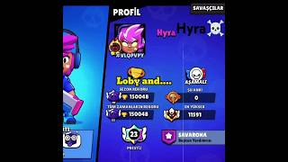 Hyra 150k☠️Hyra Ankacrowbabası shorts supercell brawlstars brawlstarscekilis [upl. by Aicilanna]