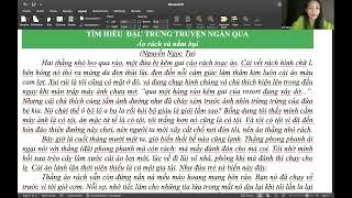 VĂN 11 Đọc hiểu truyện ngắn Nguyễn Ngọc Tư Cái áo rách và nắm bụi [upl. by Stannwood261]