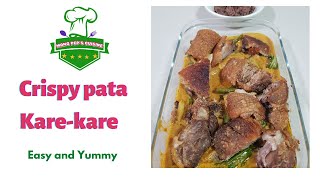 Crispy pata kare kare [upl. by Ysset]