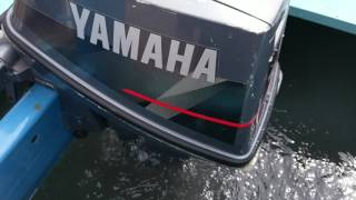 Yamaha 6hp 2 stroke 2 cylinder test run in SPECIALTY MOTORS MFG TT100 outboard test tank [upl. by Leynad871]