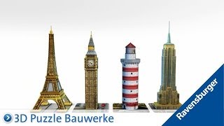 Ravensburger 3D Puzzle Bauwerke [upl. by Gerius]