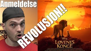 TEKNISK REVOLUSJON Løvenes Konge 2019 Filmanmeldelse The Lion King [upl. by Adnat77]