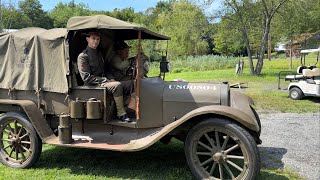 US 1918 Dodge Brothers light utility truck  Old Rhinebeck Aerodrome Airshow [upl. by Nahtam]